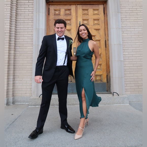 Forest green Maxi dress hello Molly - SX - Picture 7 of 7